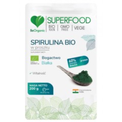 BeOrganic Spirulina BIO w proszku 200g