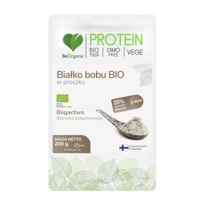 BeOrganic Białko bobu w proszku 200g