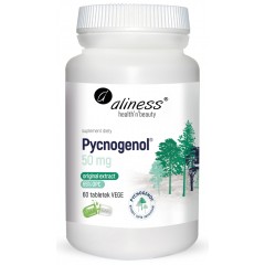 Aliness Pycnogenol Extract 65% 50 mg 60 tabletek