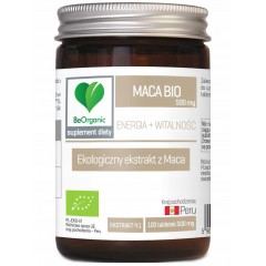 BeOrganic MACA BIO 500mg 100 tabletek