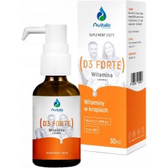 Krople Avitale Witamina D3 Forte z lanoliny 30ml