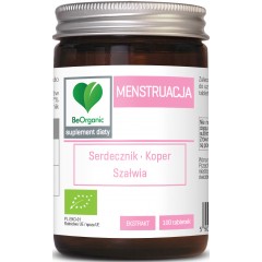 BeOrganic Menstruacja BIO 450mg 100 tabletek