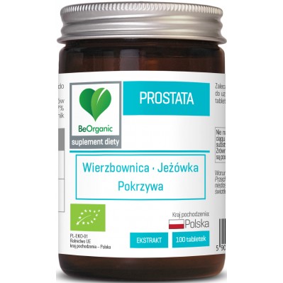 BeOrganic Prostata BIO 400mg 100 tabletek