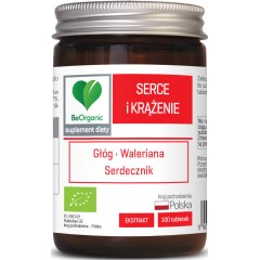 BeOrganic Serce i Krążenie BIO 500mg 100 tabletek