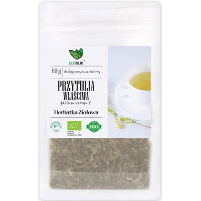 EcoBlik Herbatka Ziołowa Przytulia właściwa 80g EKO