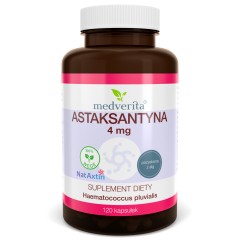 Medverita Astaksantyna NatAxtin 4mg 120 kapsułek