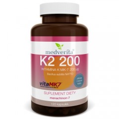 Medverita Witamina K2 MK-7 200ug 120kapsułek