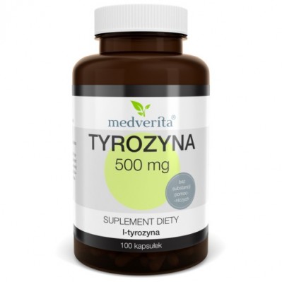Medverita Tyrozyna L-tyrozyna 500 mg 100 kapsułek