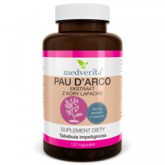 Medverita Pau d'Arco 500 mg 120 kapsułek