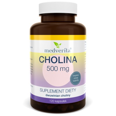 Medverita Cholina 500mg 120 kapsułek