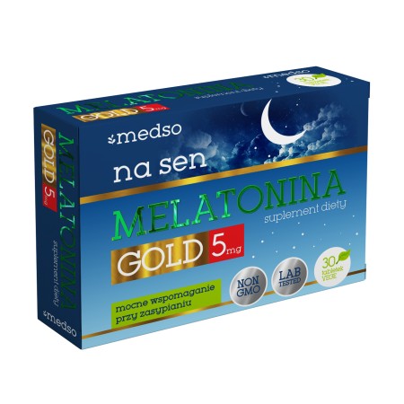 MEDSO MELATONINA GOLD 5mg 30 tabletek