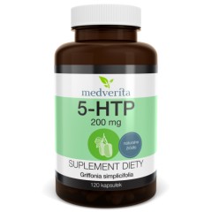 Medverita 5-HTP 200mg Griffonia Simplicifolia 120 kapsułek