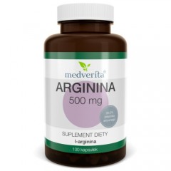 Medverita Arginina L-arginina 500 mg 100 kapsułek