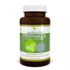 Medverita Triphala ekstrakt 40% tanin 60 kapsułek