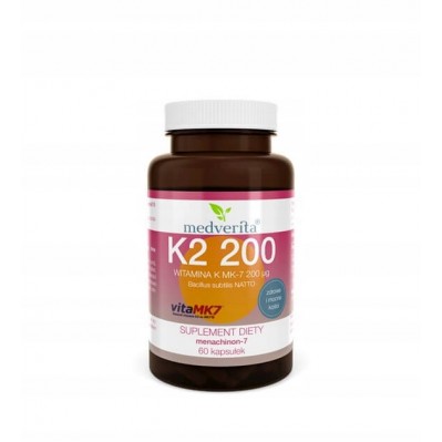 Medverita Witamina K2 MK-7 200ug 60 kapsułek