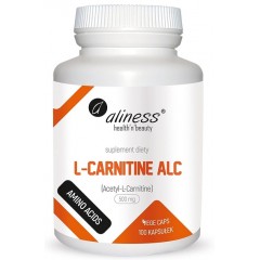 Aliness L-Carnityne ALC 500 mg 100 vege caps.