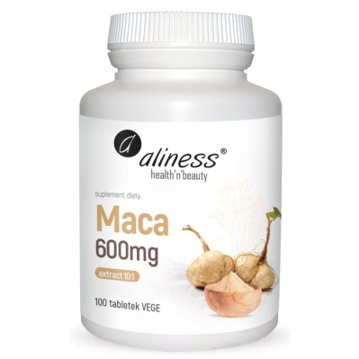 Aliness Maca ekstrakt 10:1 600mg 100 tabletek