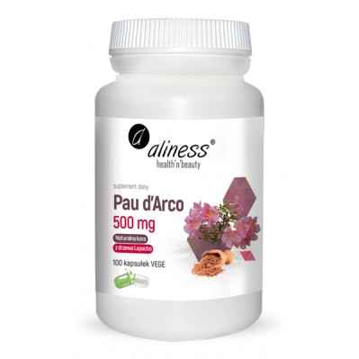 Aliness Pau d’Arco 500mg100 vege caps.