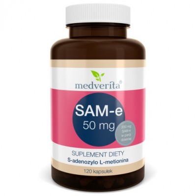 Medverita SAM-e 50mg 120 kapsułek