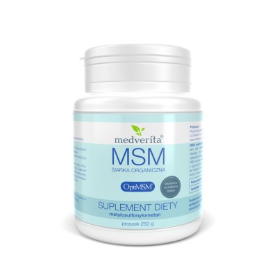 Medverita MSM Siarka organiczna OptiMSM 250g