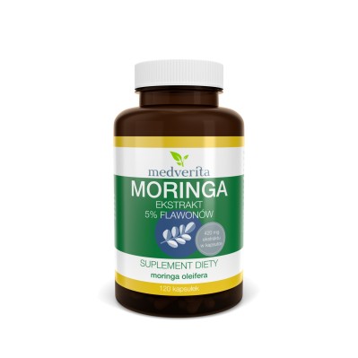 Medverita Moringa ekstrakt 5% flawonów 120 kapsułek