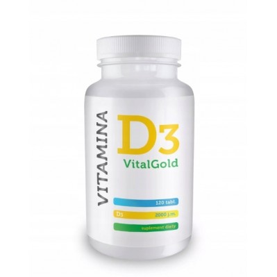 ALG PHARMA D3 VITALGOLD 120 TABLETEK