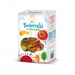 BARTOLINI KIDS Makaron Zwierzaki ze zdrowej paki 250g