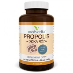 Medverita Propolis + Dzika róża 120 kapsułek