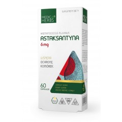 MEDICA HERBS ASTAKSANTYNA 6mg 40 kapsułek