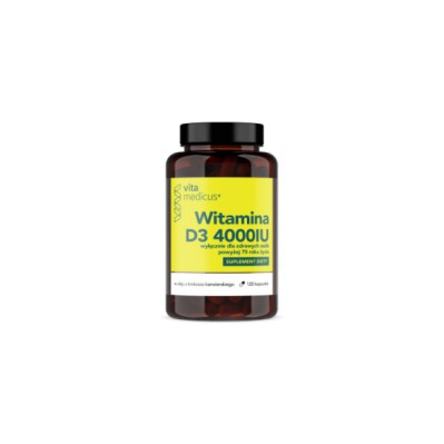 VitaMedicus Witamina D3 4000 IU 120 kapsułek