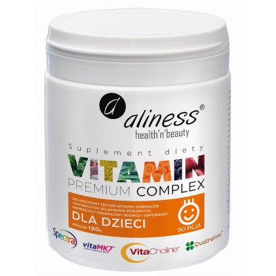 Aliness Premium Witaminy dla dzieci 120g